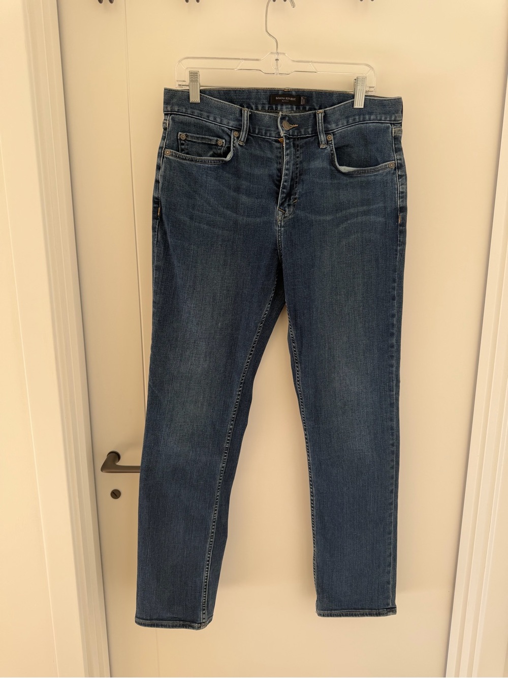 Banana Republic Men's Slim Fit Jeans - Blue, 33W 32L
